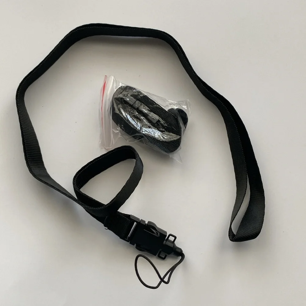 Breakaway lanyards black for ID badge reel cell phones and more new pack of 2